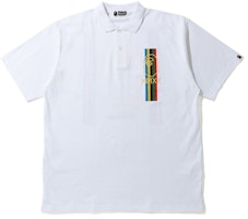 BAPE Relaxed Line Polo White BAPE Relaxed Line Polo White