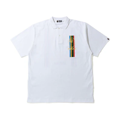 BAPE Relaxed Line Polo White