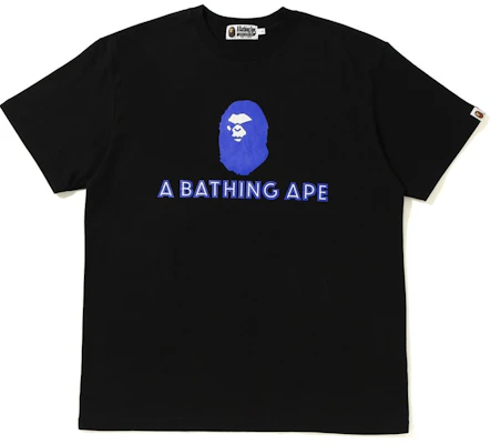Bape 松弛狂脸黑色T恤 Buy Bape 松弛狂脸黑色T恤