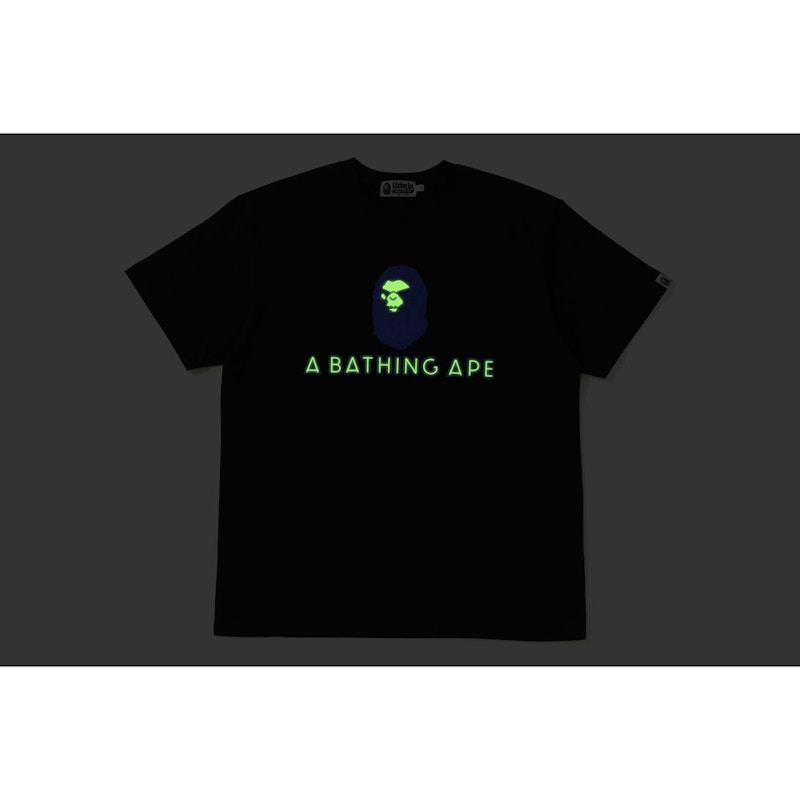 Bape Relaxed Mad Face Tee Black 圖 2