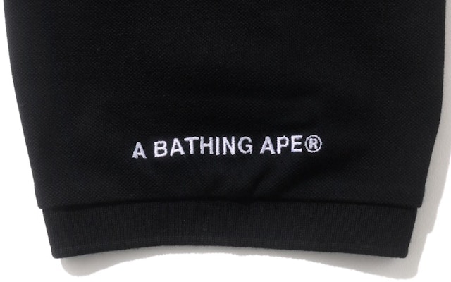 BAPE Relaxed Multi Color Crystal Stone Polo Black Lookbook BAPE Relaxed Multi Color Crystal Stone Polo Black