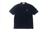 Buy BAPE Relaxed Multi Color Crystal Stone Polo Navy