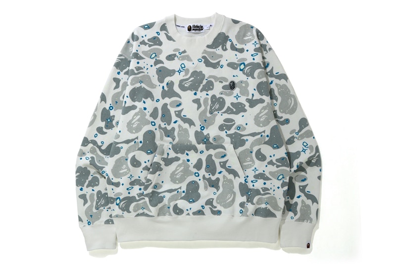 Buy BAPE Sudadera Blanca Space Camo Relaxed Fit