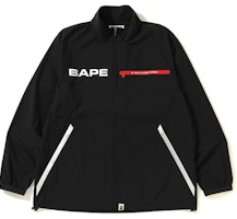 Bape Relaxed Stand Collar Zip Jacket Black Bape Relaxed Stand Collar Zip Jacket Black