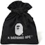 Lookbook BAPE Rhinestone Ape Head Ring Black