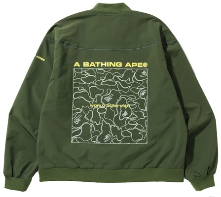 BAPE Rip Stop Loose Fit Jacket 'Olive' Buy BAPE Rip Stop Loose Fit Jacket 'Olive'