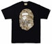 Buy BAPE Sand Camo Big Ape Head Tee Black/Beige