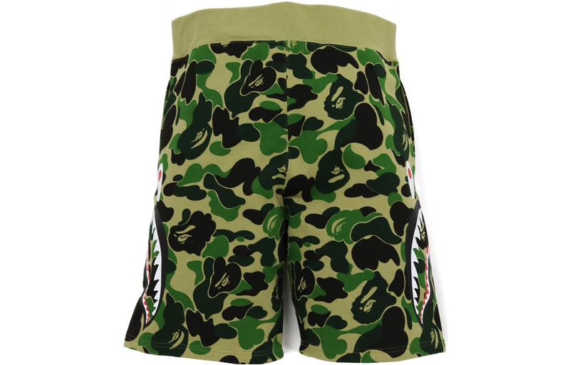 BAPE Shark Camo Ape Head Graphic  Casual Shorts 0ZXSPM153001H 圖 3