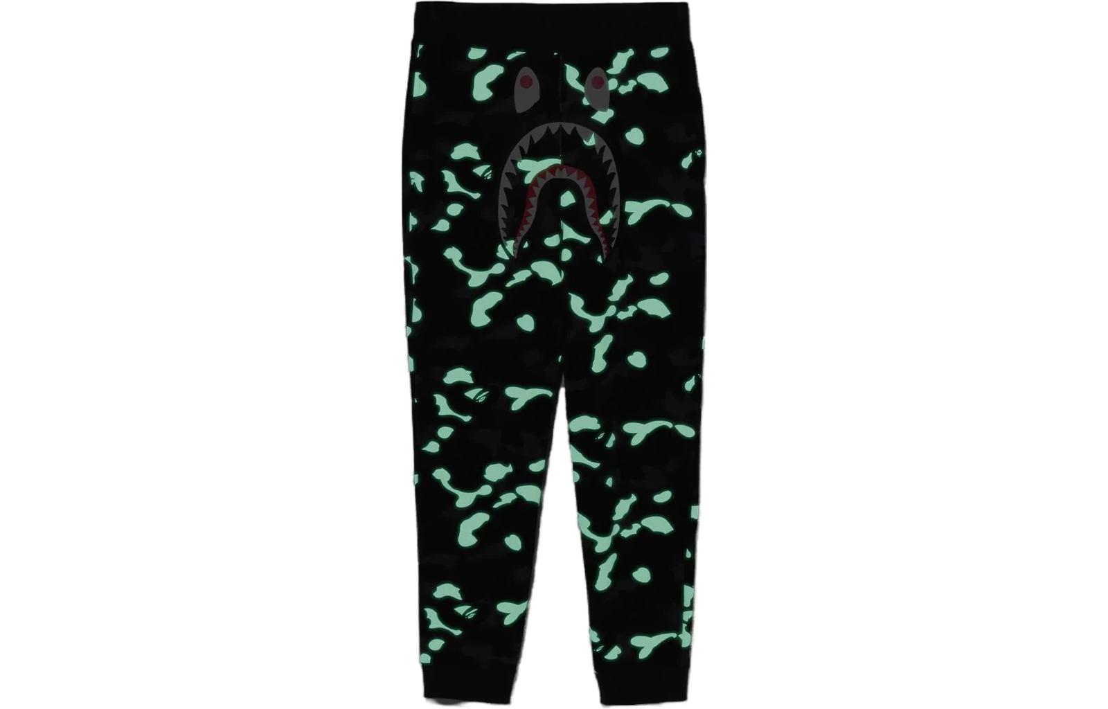 Shop Seluar Jogger BAPE Shark Camo Hitam 1J20-152-001