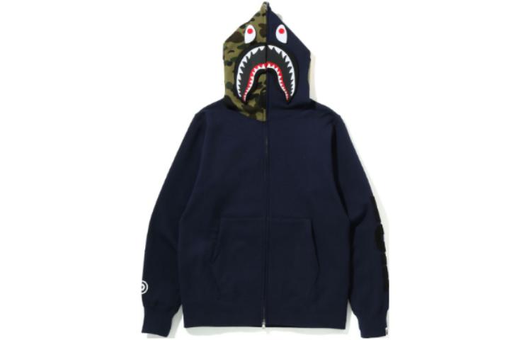 BAPE Shark Camo Panel Hoodie 0ZXSWM115013H