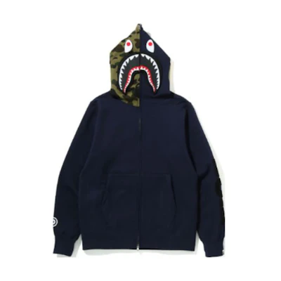BAPE Shark Camo Panel Hoodie 0ZXSWM115013H