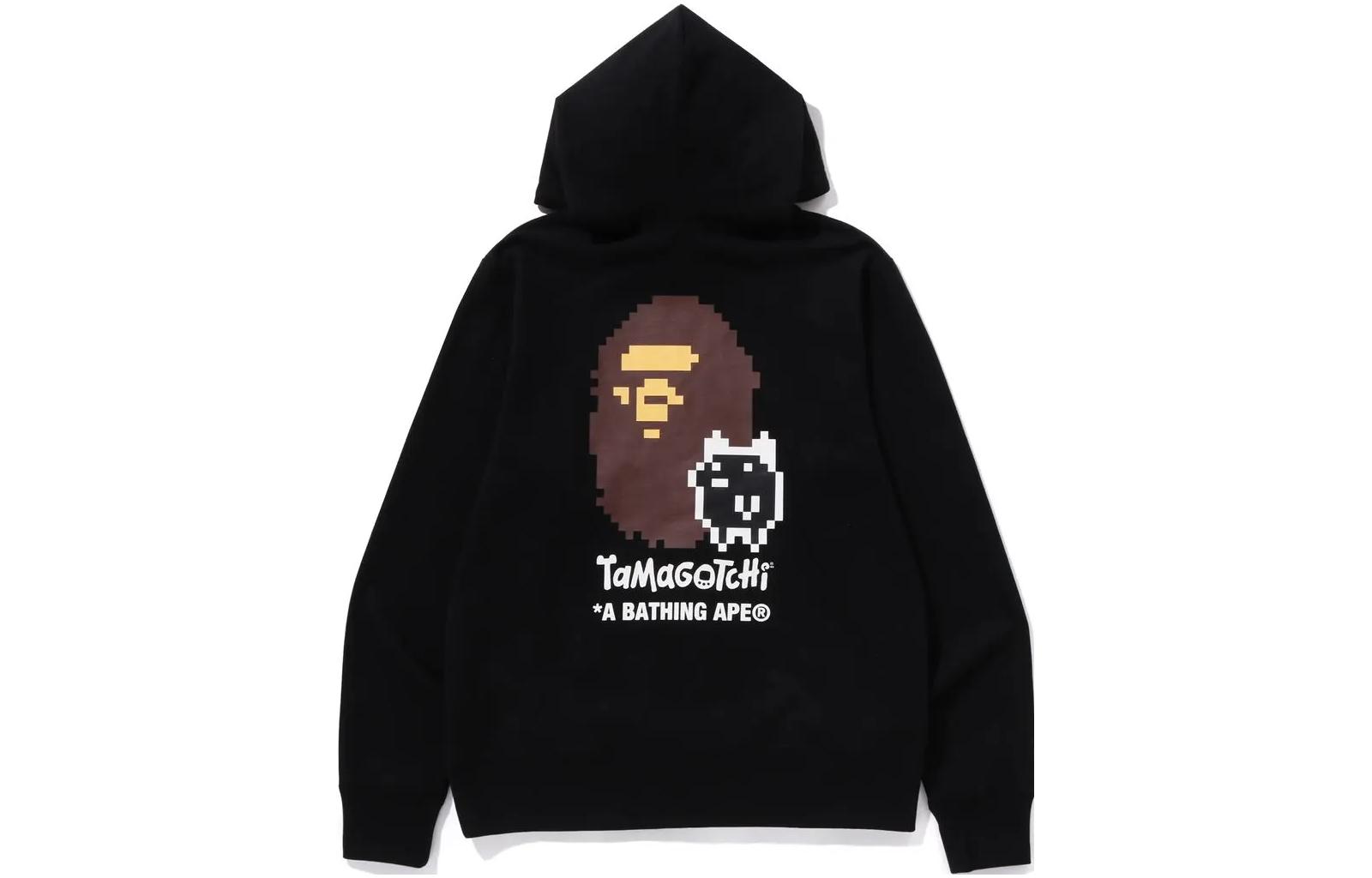 BAPE Shark Digital Logo Print Hoodie Unisex N2634333001001