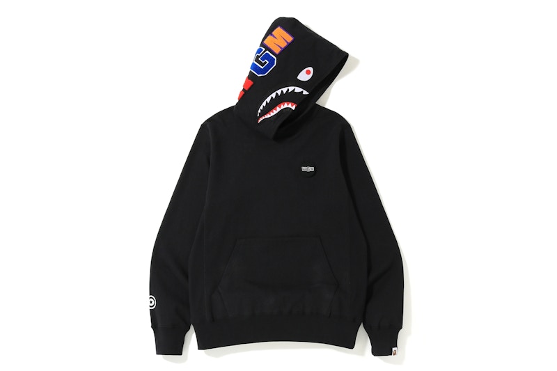 Buy BAPE Shark Emblem Pullover Hoodie Hitam