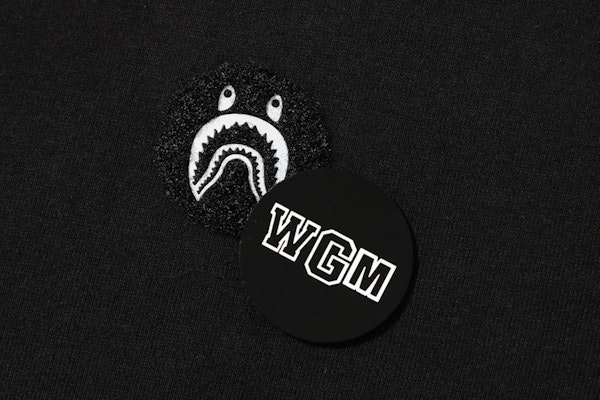 BAPE Shark Emblem Pullover Hoodie Black Order BAPE Shark Emblem Pullover Hoodie Black