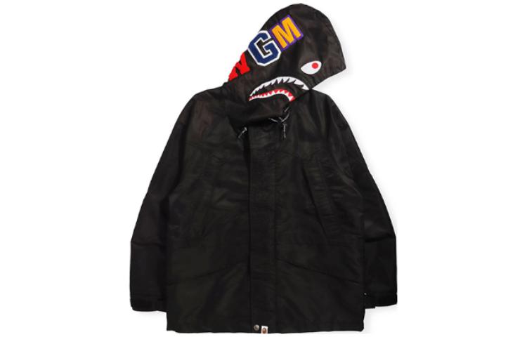 BAPE Shark Embroidered Lettering Hoodie Jacket for Men. 0ZXJKM141004H 圖 4