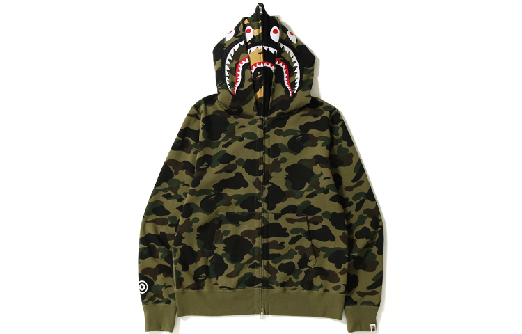 BAPE Shark Full-Zip Double Hoodie 1H20-115-013