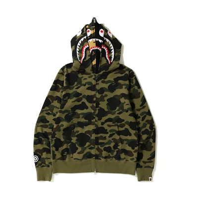 BAPE Shark Full-Zip Double Hoodie 1H20-115-013