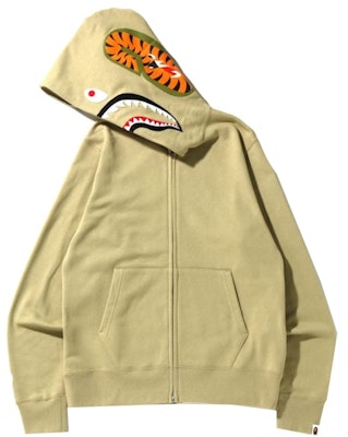 BAPE Shark Full Zip Hoodie (SS22) Beige Order BAPE Shark Full Zip Hoodie (SS22) Beige