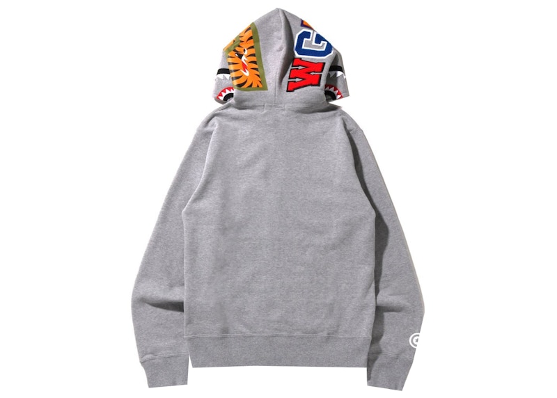 Lookbook BAPE鲨鱼全拉链连帽衫 (SS22) 灰色