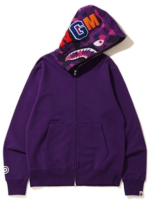 BAPE Shark Full Zip Hoodie Purple/Purple Buy BAPE Shark Full Zip Hoodie Purple/Purple