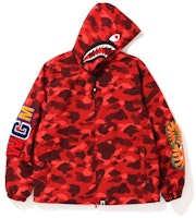 Bape Shark Hoodie Jacket Red Bape Shark Hoodie Jacket Red