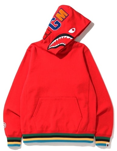 bape-shark-line-rib-pullover-hoodie-red