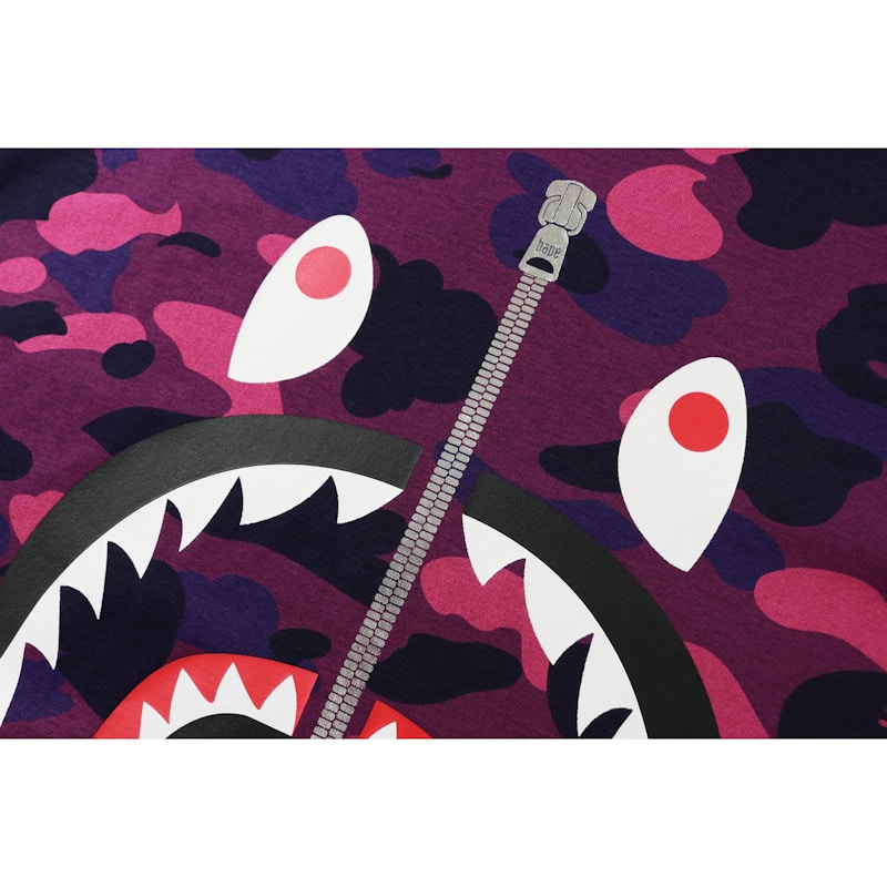 Bape Shark LS Tee Purple 圖 3