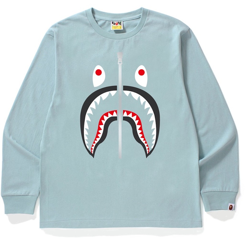 Bape Shark LS Tee Sax