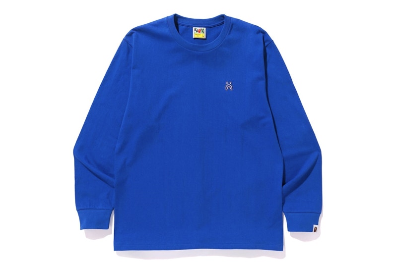 Buy BAPE Shark One Point L/S Tee Biru