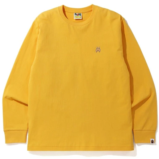 bape-shark-one-point-l-s-tee-mustard