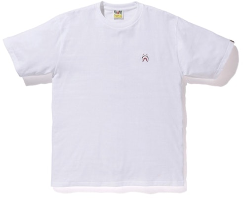 Bape Shark One Point WGM Tee White Buy Bape Shark One Point WGM Tee White