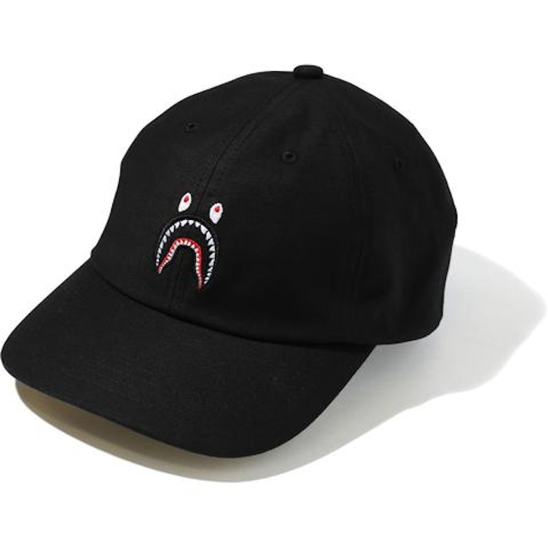 BAPE Shark Panel Cap Black/Yellow