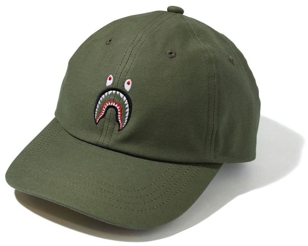 bape-shark-panel-cap-olivedrab-green