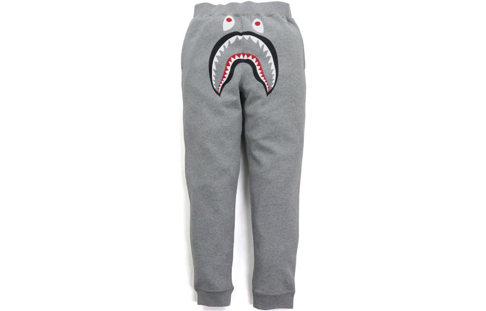 Order BAPE 鯊魚印花彈性透氣直筒休閒長褲 0ZXPTM15202XH