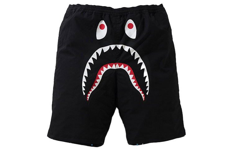 BAPE Shark Print Starry Reversible Shorts . 0ZXSPM15316XG