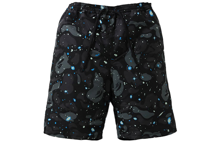 Shop BAPE 鯊魚印花星空雙面穿短褲 0ZXSPM15316XG