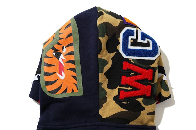 Bape Shark Pullover Hoodie Navy 圖 3