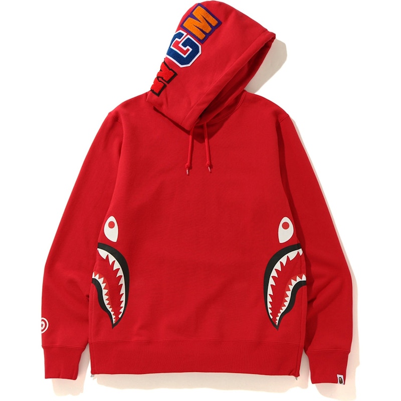 Buy Bape Hoodie Pullover Shark Merah