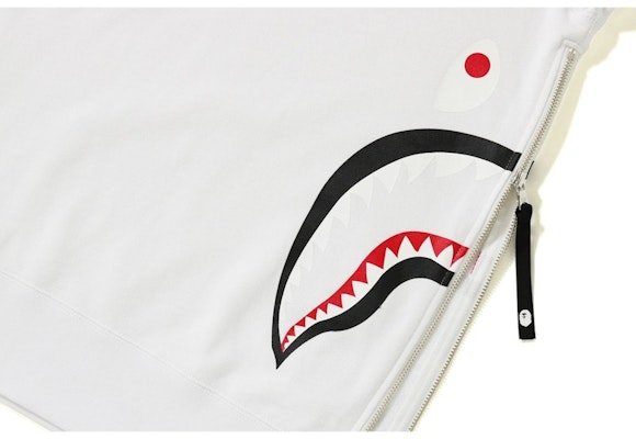 Sudadera con Capucha Bape Shark Blanca. Lookbook Sudadera con Capucha Bape Shark Blanca.