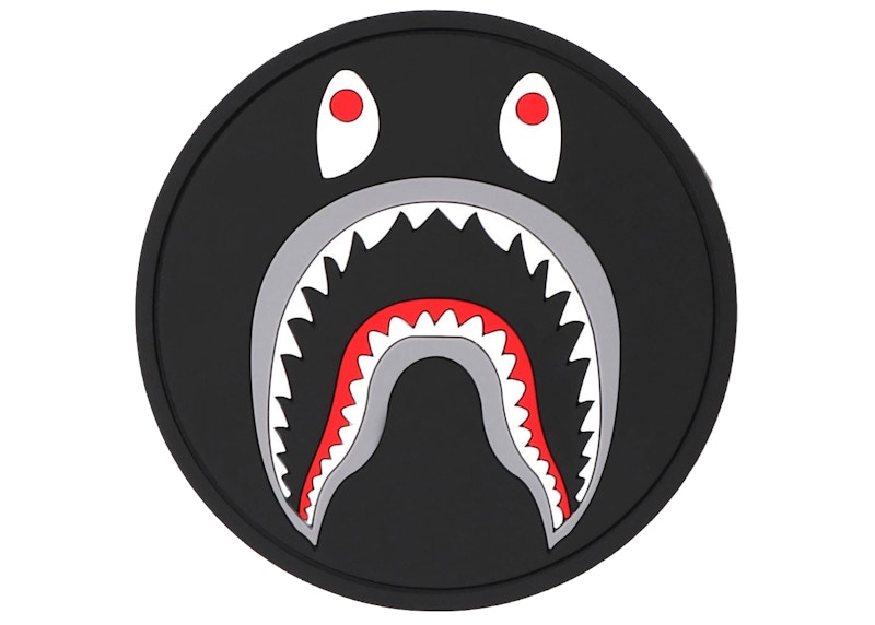 BAPE Shark Rubber Coaster Black