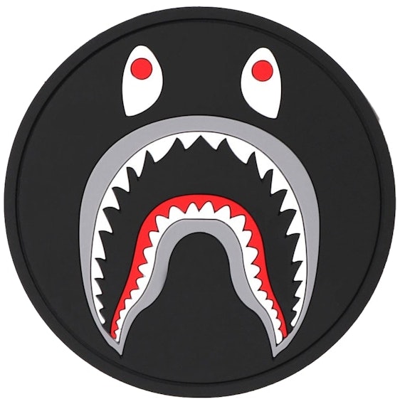 bape-shark-rubber-coaster-black