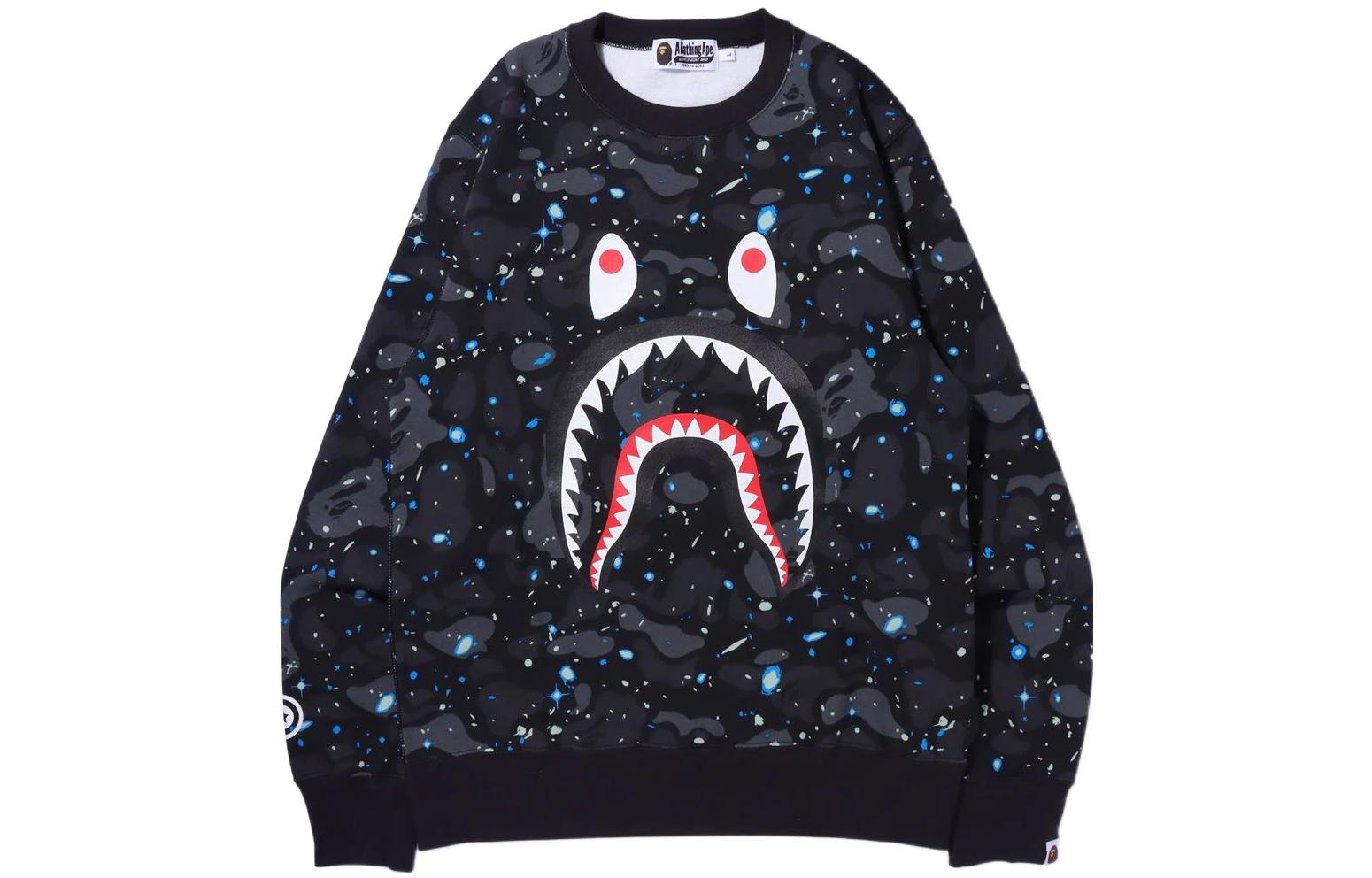BAPE Shark Series BAPE Camo Ape Shark Pullover Hoodie Men 1H80-113-003 圖 2