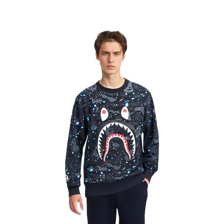 BAPE Shark Series BAPE Camo Ape Shark Pullover Hoodie Men 1H80-113-003 圖 4