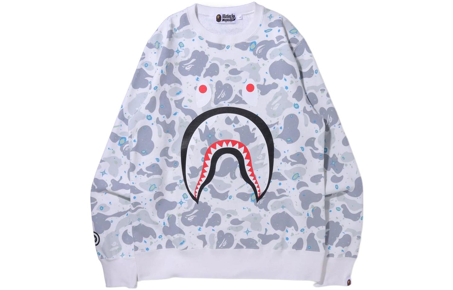 BAPE Shark Series BAPE Camo Ape Shark Pullover Hoodie Men 1H80-113-003 圖 5