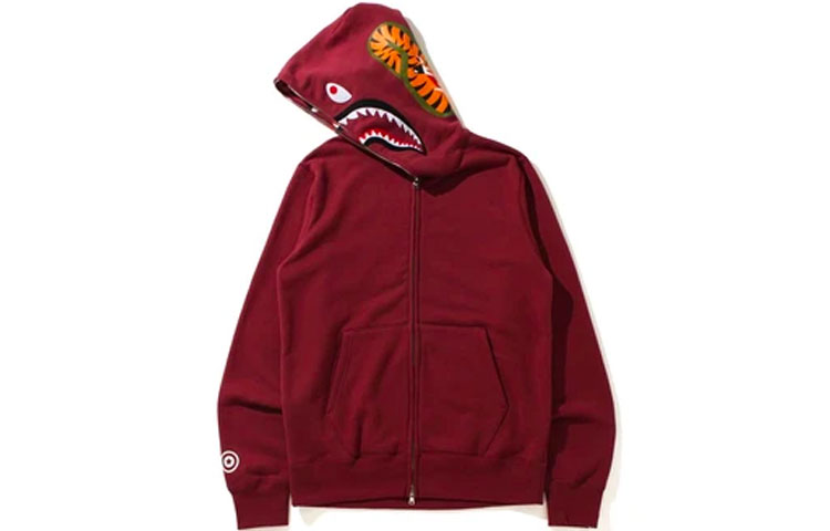 BAPE Shark Series Dual Full-Zip Hoodie Jacket for Men 1H80-115-011
