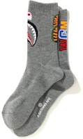 BAPE Shark Socks Grey BAPE Shark Socks Grey