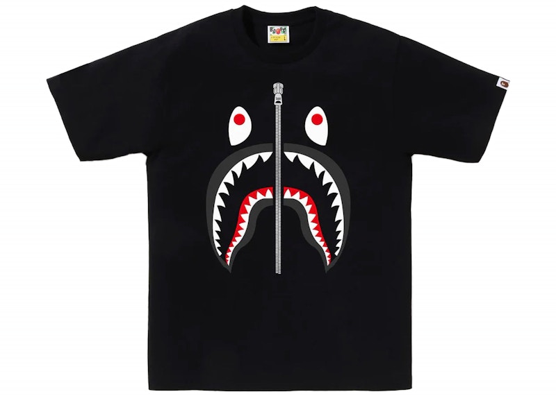 BAPE Shark Tee Black