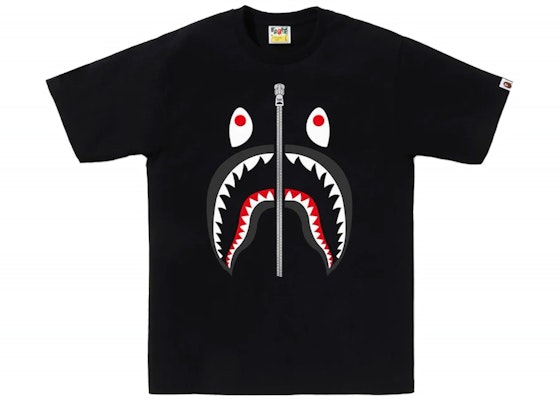 BAPE Shark T-Shirt Hitam Buy BAPE Shark T-Shirt Hitam