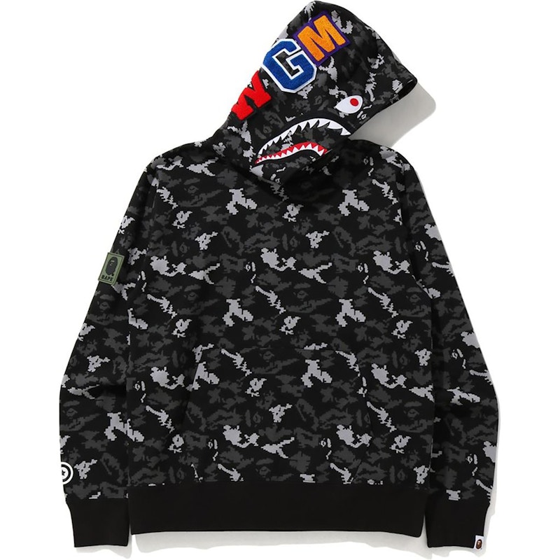 Buy Bape DC Color Camo Full Zip Hoodie Black - Novelship