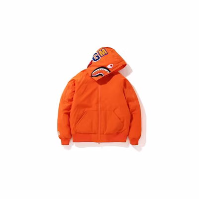 BAPE Shark Zip Hoodie Jacket Unisex Orange 1F80-141-002TACHIBANA